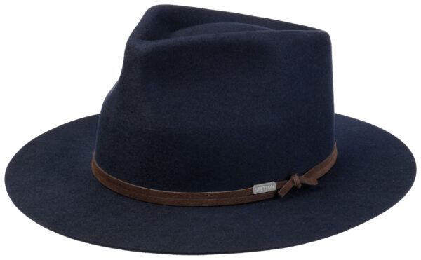 Klobouk Fedora Woolfelt Stetson, tmavě modrý - Image 2