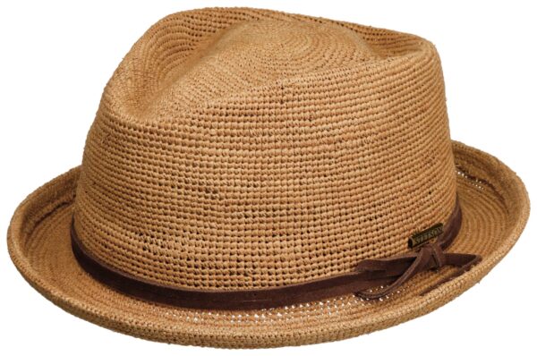 Klobouk Diamond Raffia Crochet Stetson - slamák - Image 2