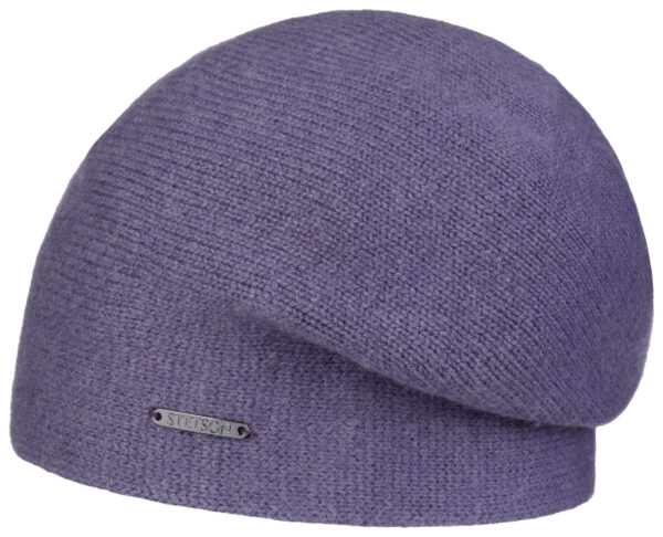 Kašmírový kulich Stetson, Long Beanie, světle fialový - Image 2