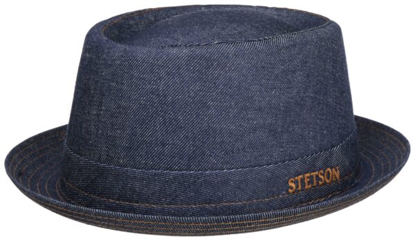 Klobouk Pork Pie Denim Stetson - bavlna - Image 2