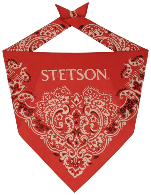 Šátek Bandana Cotton Stetson/červený - Image 2