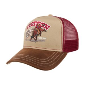 Trucker Cap Rodeo Days Stetson s koženým kšiltem