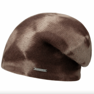 Kašmírový kulich Stetson, Long Beanie, hnědý